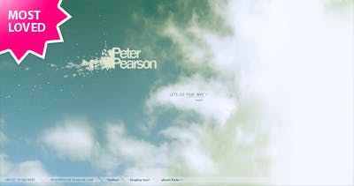 Peter Pearson Website Screenshot