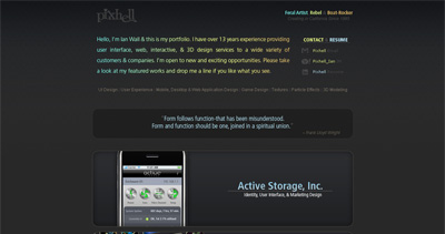 Pixhell Website Screenshot