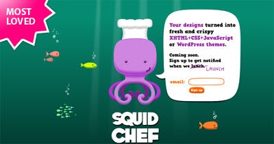SquidChef Website Screenshot