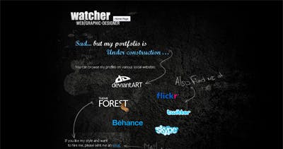 Watcher Website Screenshot