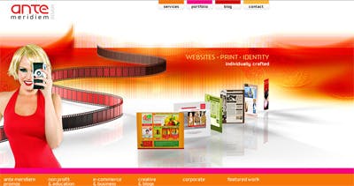 AM Design Website Screenshot