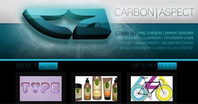 Carbon Aspect Website Screenshot