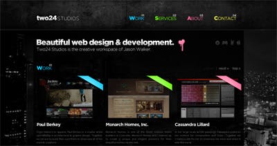Two24 Studios Website Screenshot