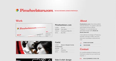 Pinwheelstars Website Screenshot