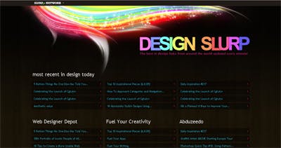Design Slurp Website Screenshot