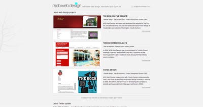 MCB Web Design Website Screenshot