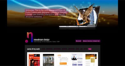 Newstream Design Website Screenshot