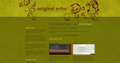 Original Echo Website Screenshot