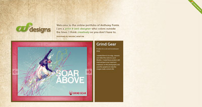 af designs Website Screenshot