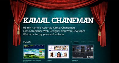 Kamal Chaneman Website Screenshot