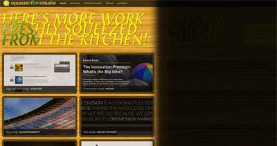 Squeeze of Lime Studio Website Screenshot