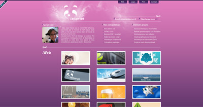 Julie Franck Website Screenshot