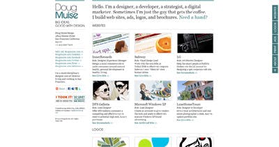 Doug Muise Design Website Screenshot