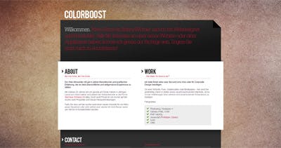 Colorboost Website Screenshot