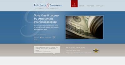 LL Smith & Associates Website Screenshot