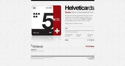 Helveticards Website Screenshot