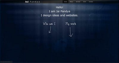 Jai Pandya Website Screenshot