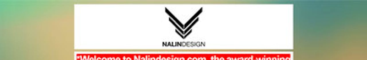 NalinDesign Website Screenshot