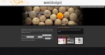 sum(design) Website Screenshot