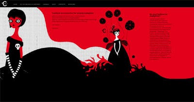 Carmilla Vampire Website Screenshot