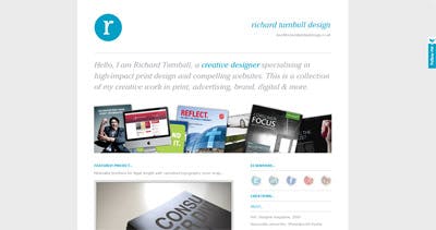 Richard Turnbull Website Screenshot