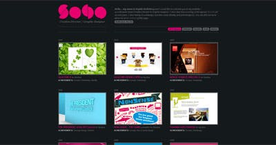 SoHo Website Screenshot
