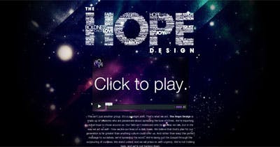 The Hope Design Website Screenshot
