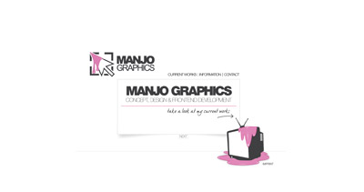 ManjoGraphics Website Screenshot