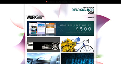 Diego Gagliardi Website Screenshot