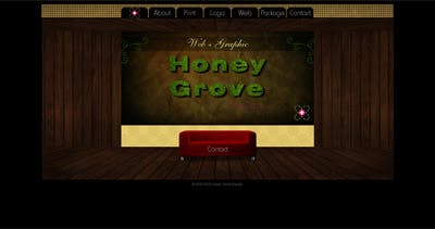 Honey Grove Design Website Screenshot