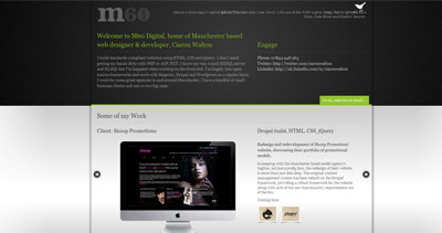 M60 Digital Website Screenshot