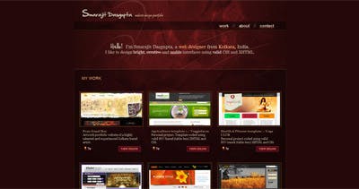 Smarajit Dasgupta Website Screenshot