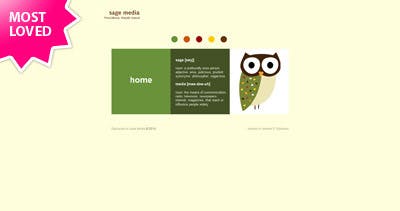 Sage Media Website Screenshot