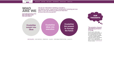 Crystal Eyes Website Screenshot