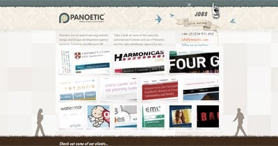 Panoetic Website Screenshot
