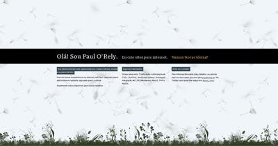 Paul O’Rely Website Screenshot