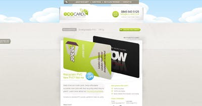 ecocard Website Screenshot