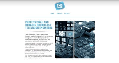 TMS Liveshows Website Screenshot