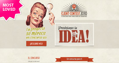 Client Contest 2010 Website Screenshot