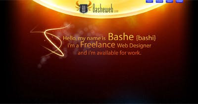 Bashe Website Screenshot