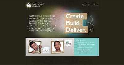 Lighthouse London Website Screenshot