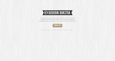Diederik Dijkstra Website Screenshot