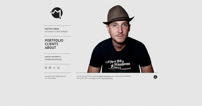 Matteo Larghi Website Screenshot