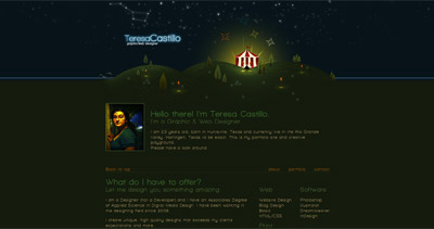 Teresa Castillo Website Screenshot