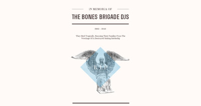 The Bones Brigade DJs Website Screenshot
