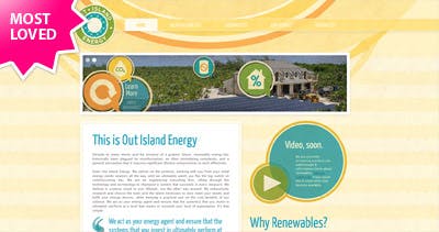 Out Island Energy Website Screenshot