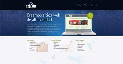Igloo Web Studio Website Screenshot
