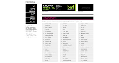 Design Leeds Website Screenshot