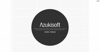 Azukisoft Website Screenshot