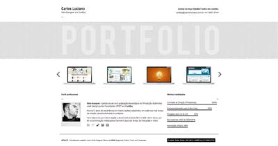 Carlos Luciano Website Screenshot